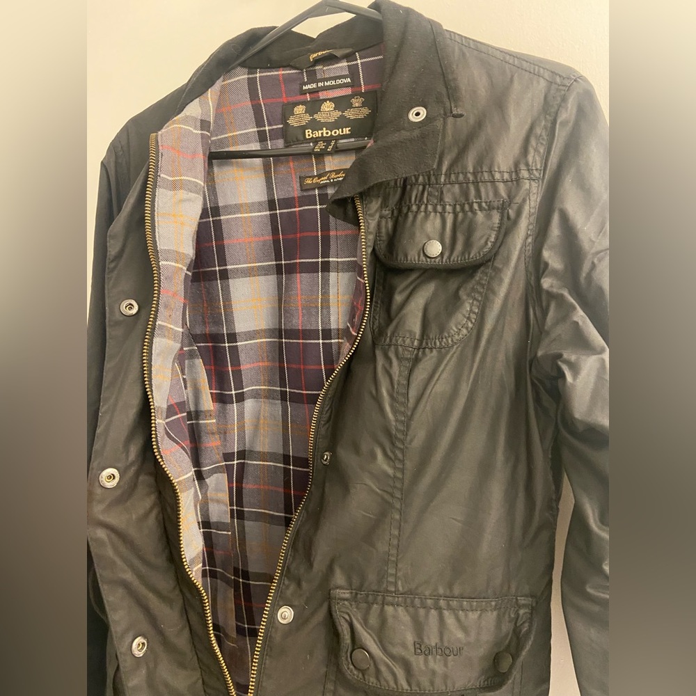 Barbour Lightweight Waxed Cotton Jacket - Picture 4 of 6